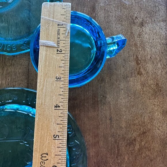 Tiara Indiana Glass three-piece Nursery Rhyme dish set - Picture 2 of 5